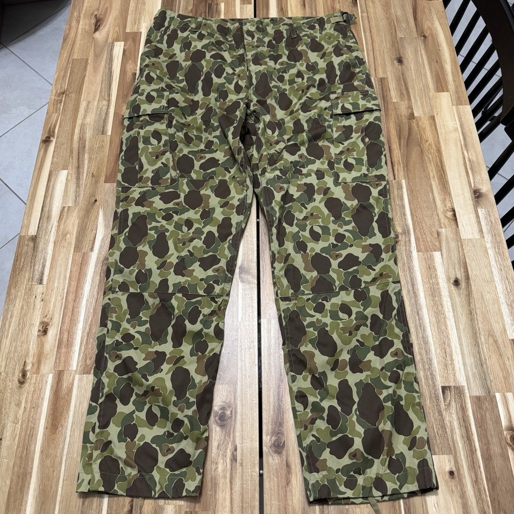 Mil-Tec Camo Pants Mens 38x33 Pacific Ripstop Military Tactical Cargo Outdoors